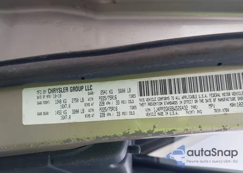 2011 Jeep Liberty Sport из США, поврежденный, VIN 1J4PP2GK6BW526432